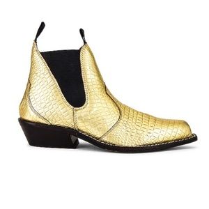 Gold Beau western boot